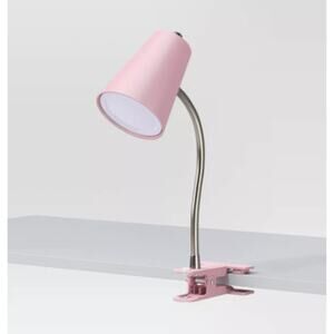 Target Clip Table Lamp LED Light Bulb Pink - Room Essentials™ Movable Arm s2